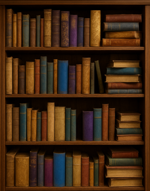 Bookcase filled with books